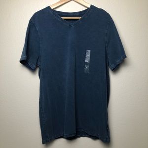 Blue V-Neck T-shirt